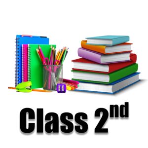 Class 2nd - Text Book + Note Book + Stationery - Image 1