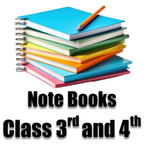 Class 3rd and 4th – Note Books - Image 1